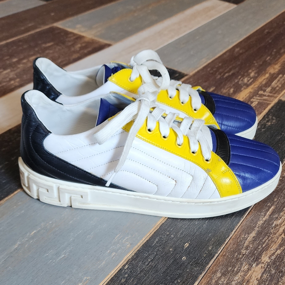 VERSACE SNEAKERS SZ 39.5 - Picture 6 of 16